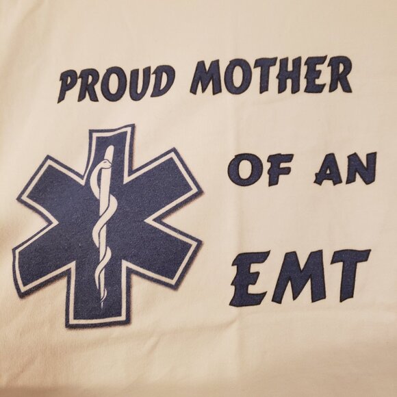 PROUD MOTHER OF AN EMT TSHIRT - WOMENS M - CAFEPRESS - RN# 119933 - Picture 6 of 6